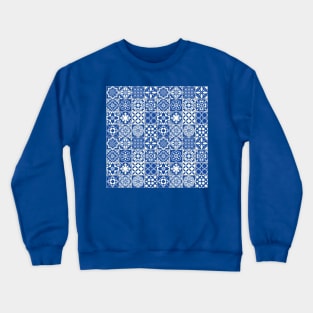 Blue Portuguese Tile Crewneck Sweatshirt